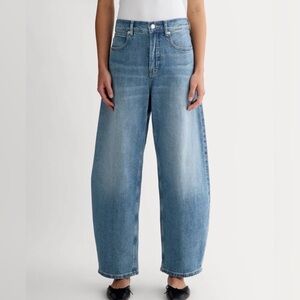 Everlane the way high barrel jeans 30r blue